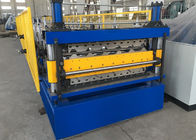 2 Layer Metal Roof Roll Forming Machine , Steel Trapezoidal Sheet Roll Forming Equipment
